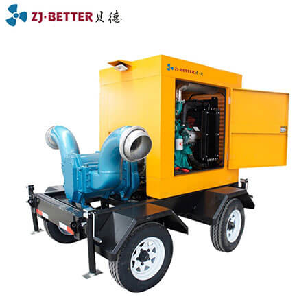 centrifugal type diesel water mobile pump