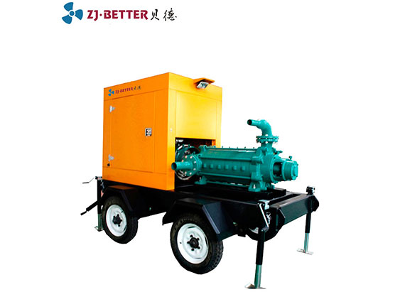 Trailer mounted pump