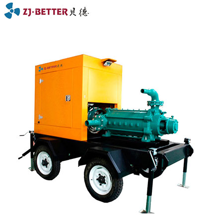 Trailer mounted pump